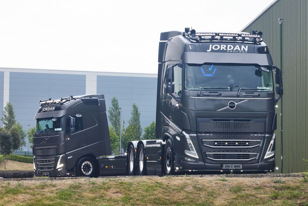 Two new Volvo FH trucks help Jordan Haulage continue to grow